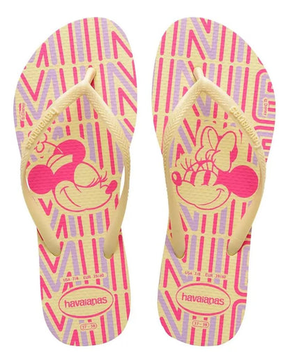 Havaianas Slim Disney Minnie Rose/Butter (buttercream)