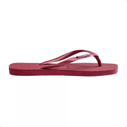 Havaianas Square Logo metallic burgundy