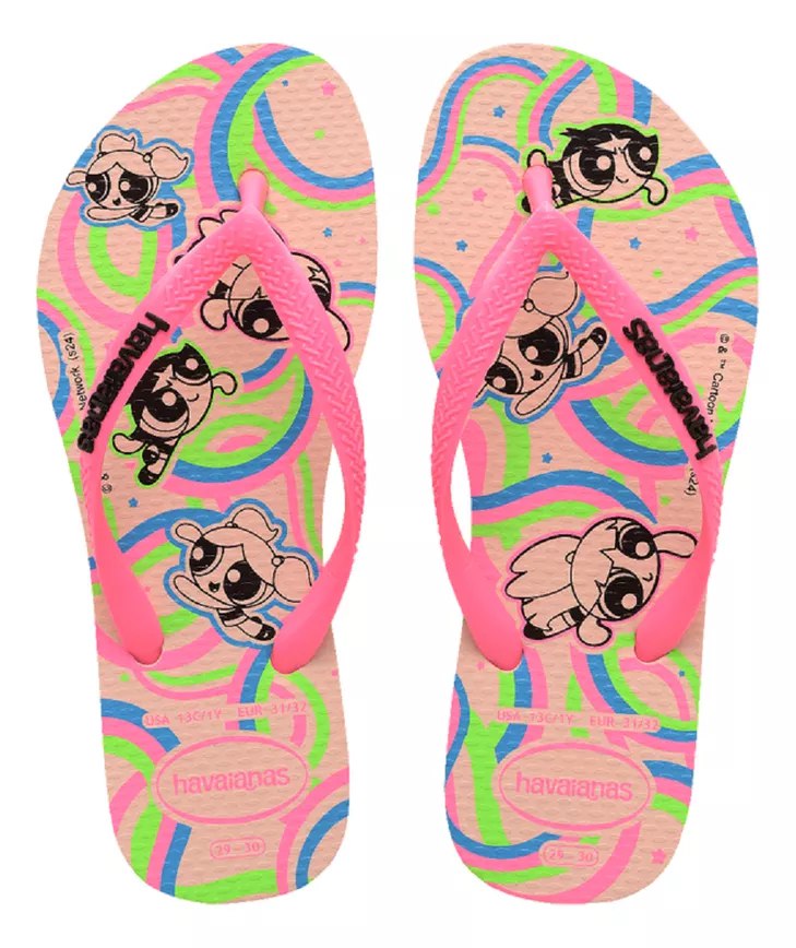 Havaianas Slim PowerPuff Girls Pink