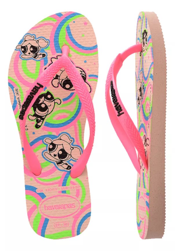 Havaianas Slim PowerPuff Girls Pink