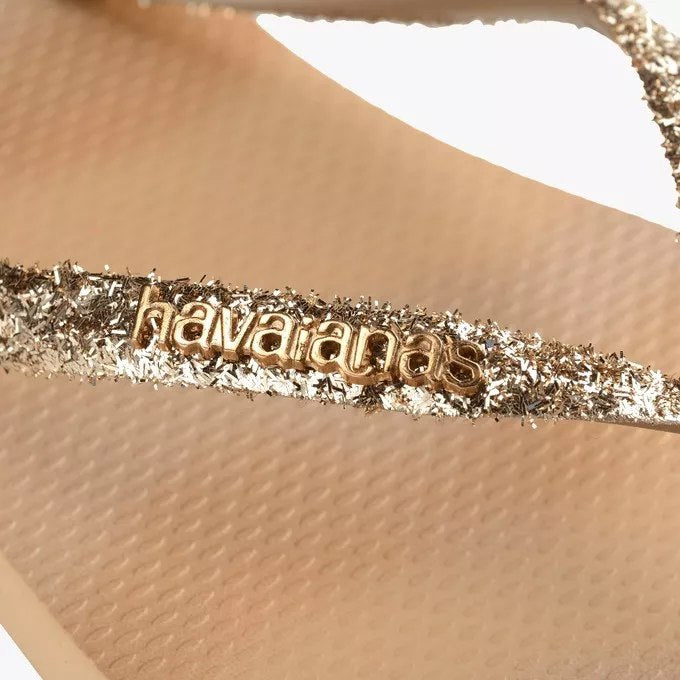 Havaianas Square Glitter Party Gold