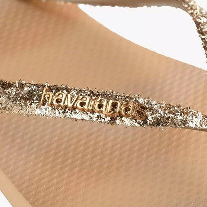 Havaianas Square Glitter Party Gold