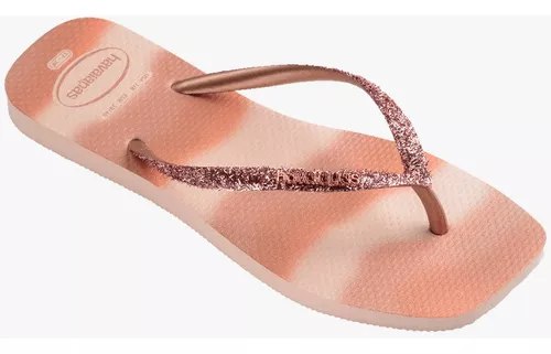 Havaianas Square Glitter Party Rose
