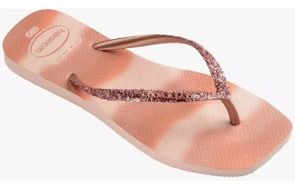 Havaianas Square Glitter Party Rose