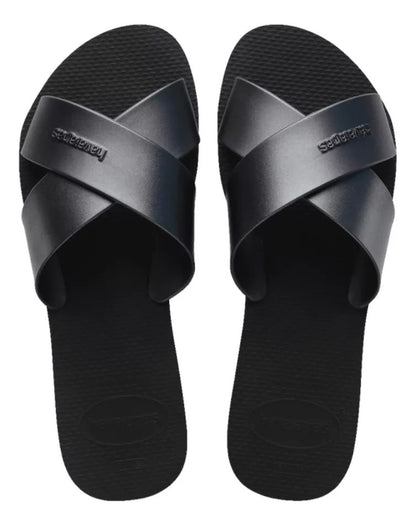 Havaianas Slide Metallic Black