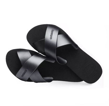 Havaianas Slide Metallic Black