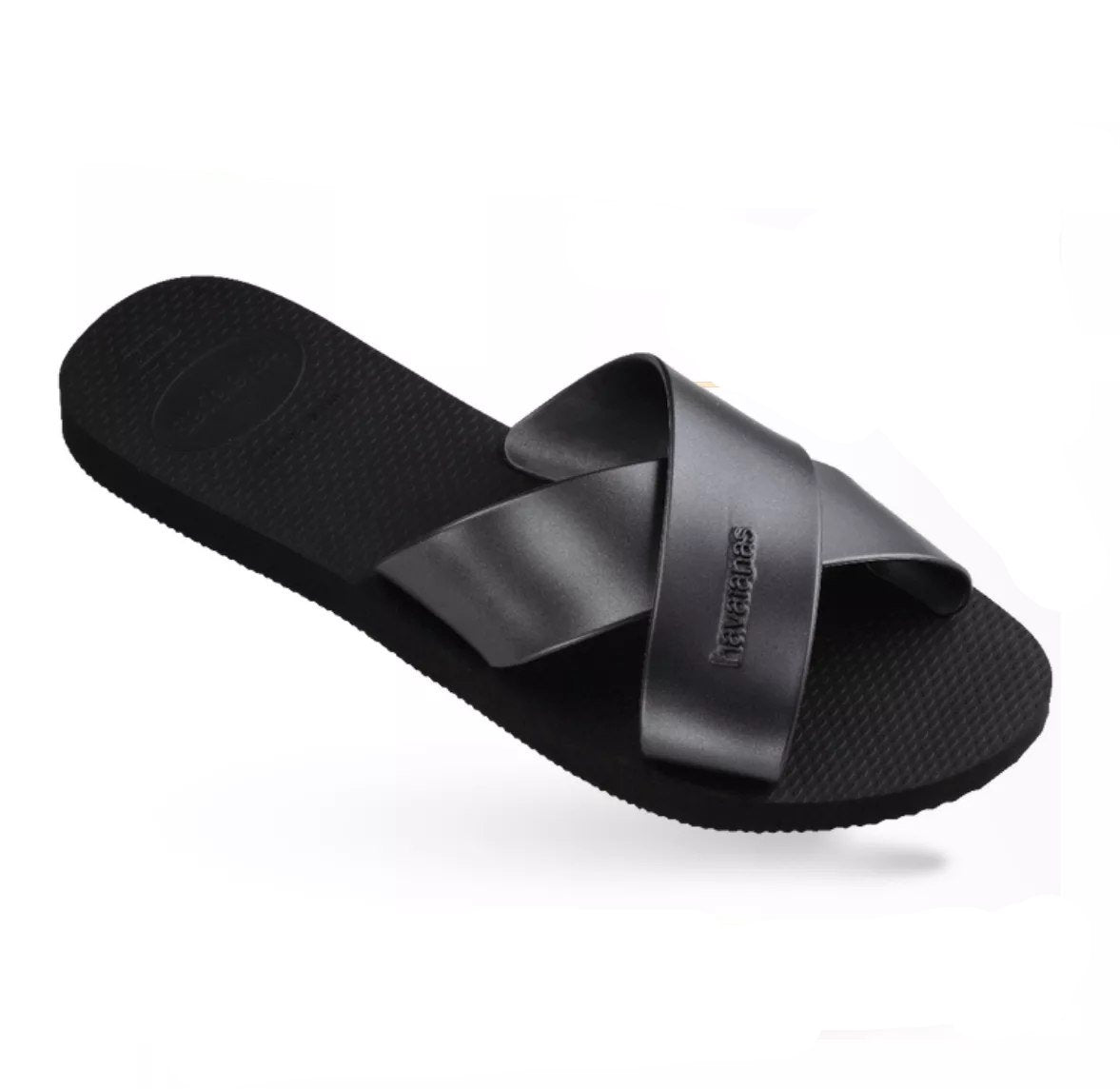 Havaianas Slide Metallic Black
