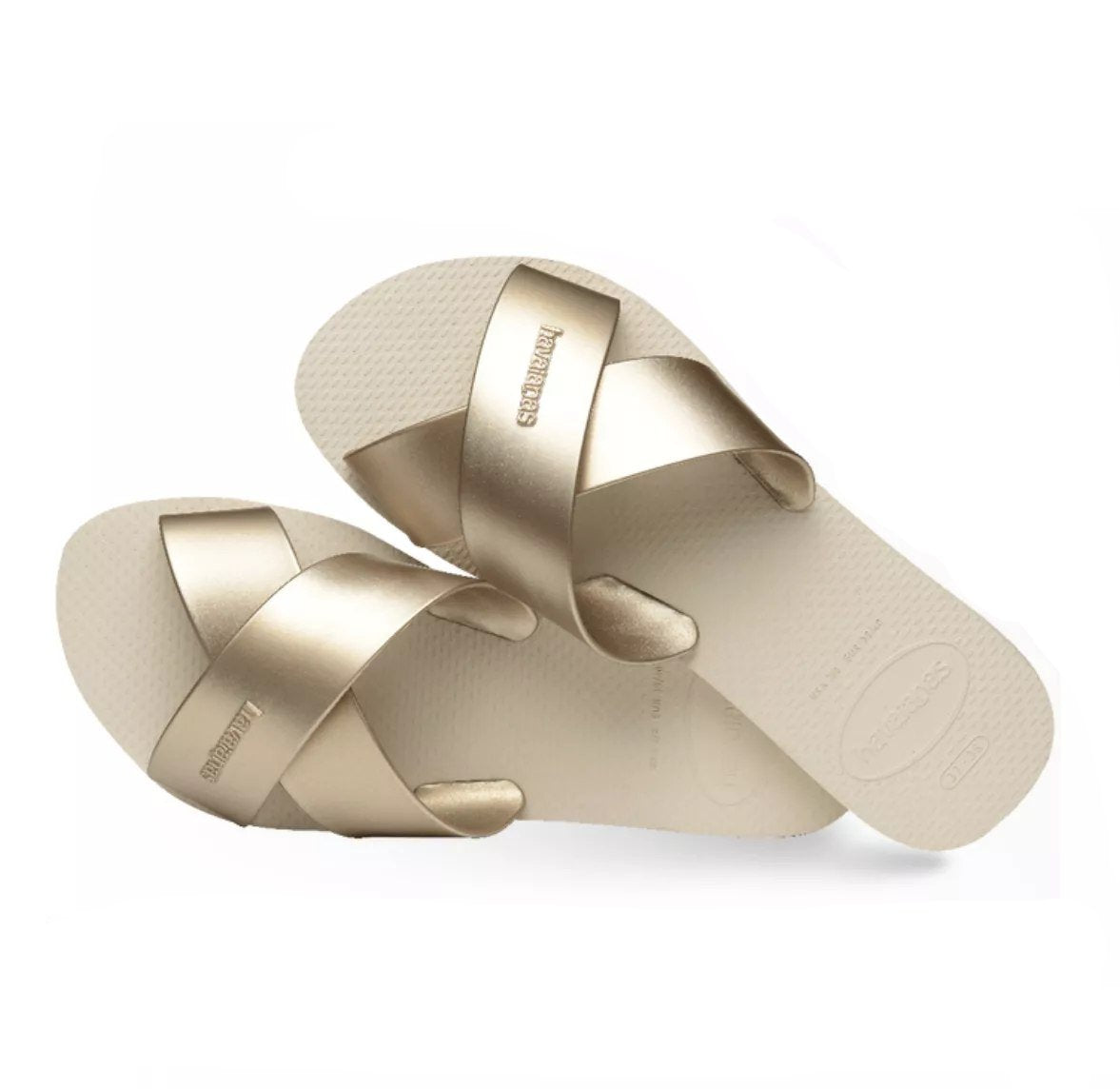 Havaianas Slide Metallic Silver