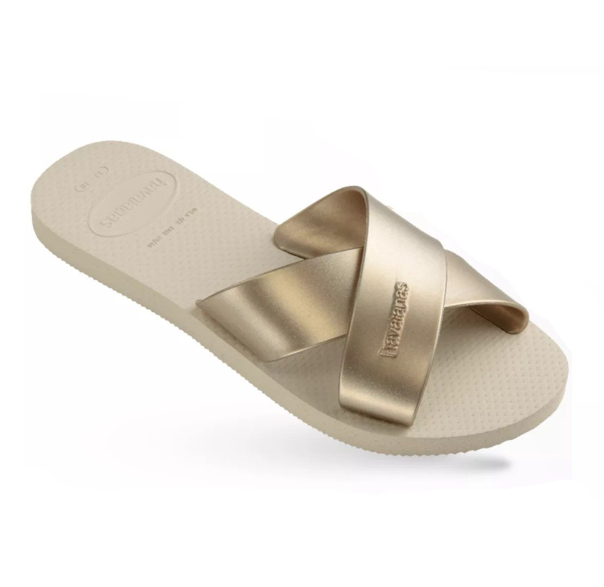 Havaianas Slide Metallic Silver