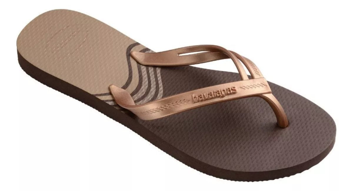 Havaianas Elegance Print Brown