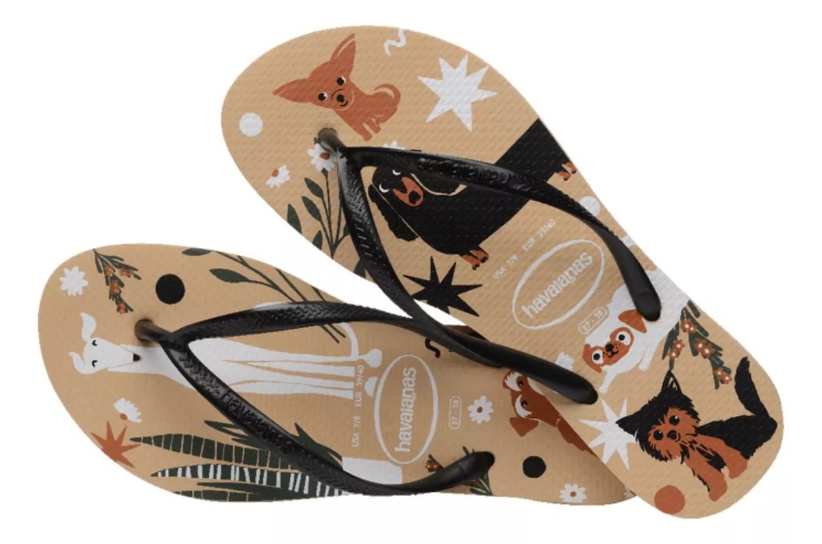 Havaianas Slim Pets Beige – Brazilian HipHop Havaianas Slim Pets Beige – Brazilian HipHop