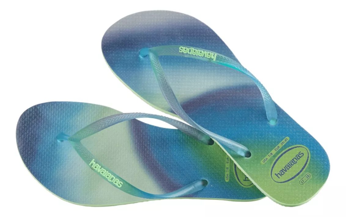 Havaianas Slim Raibow Blue