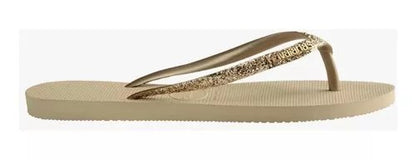 Havaianas Slim Glitter Beige/Gold