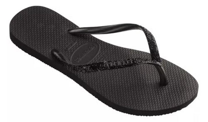 Havaianas Slim Glitter Black