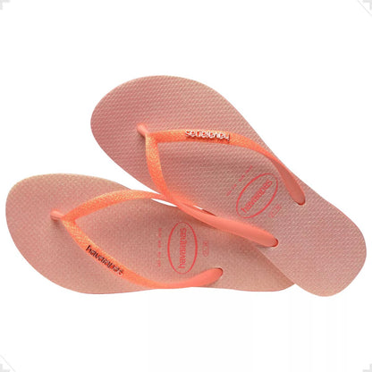 Havaianas Slim Glitter Iride Peach