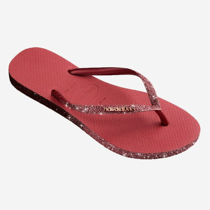 Havaianas Sparkle PAU Brasil Burgundy