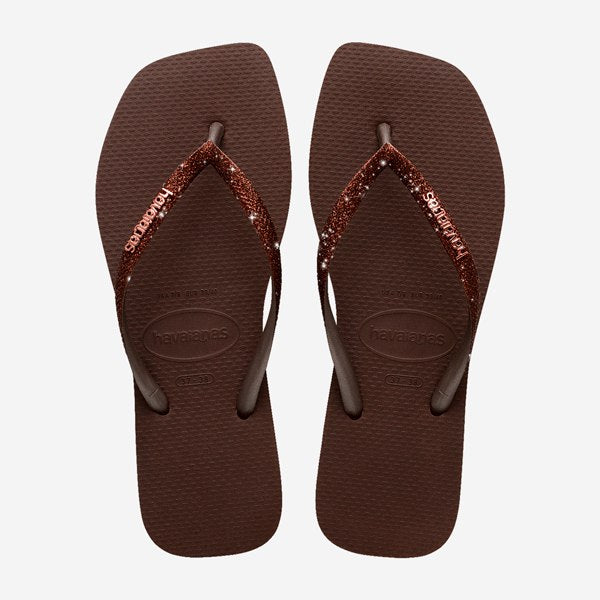 Havaianas Square Glitter Brown