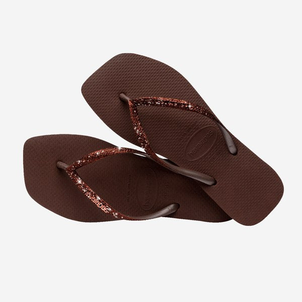 Havaianas Square Glitter Brown