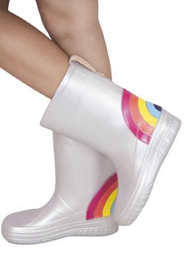 Woog Boot Silver Rainbow