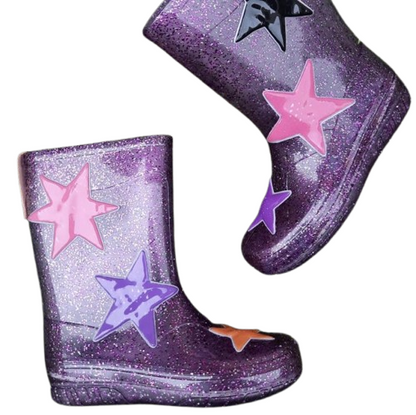 Woog Boot Purple Stars