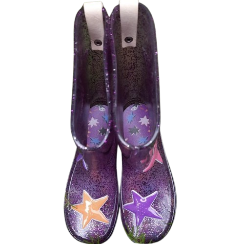 Woog Boot Purple Stars