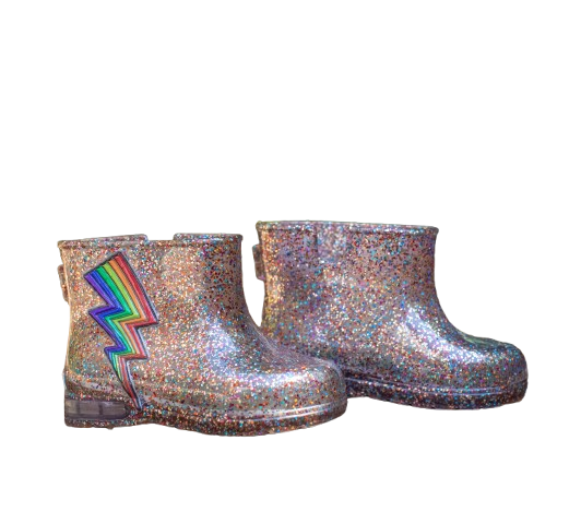 Woog Boot Lightning Glitter Short