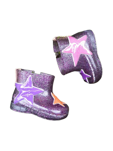 Woog Boot Purple Stars Short