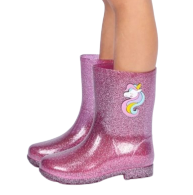 Woog Pink Unicorn Boots