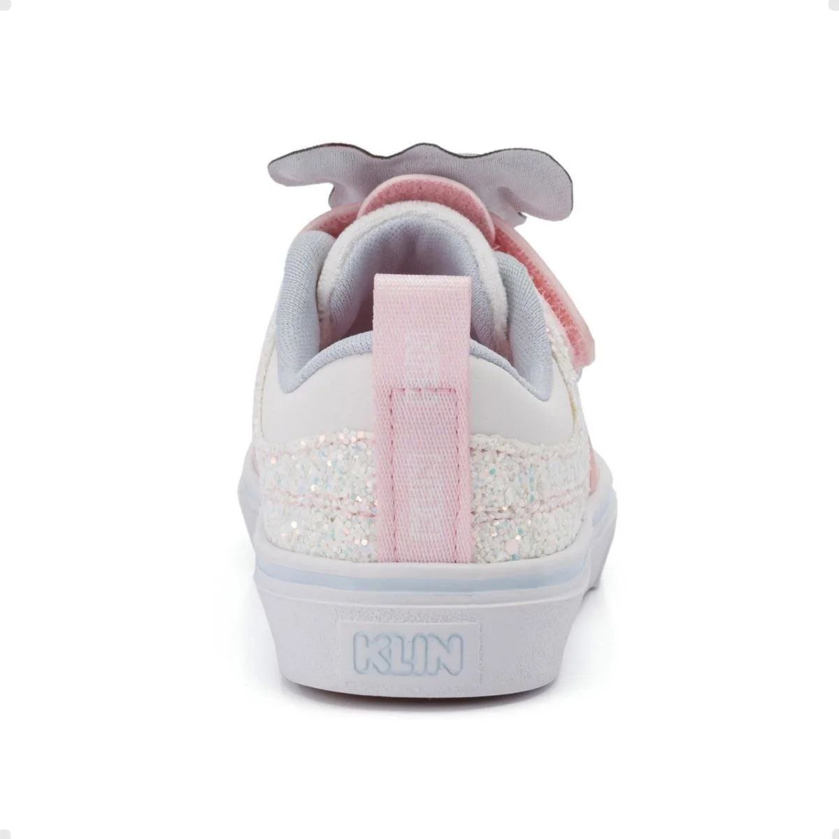 KLIN Tenis Casual Bebe Girl White/Pink