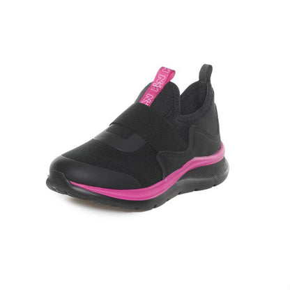 KLIN Tenis Slip On Girl Black/Pink