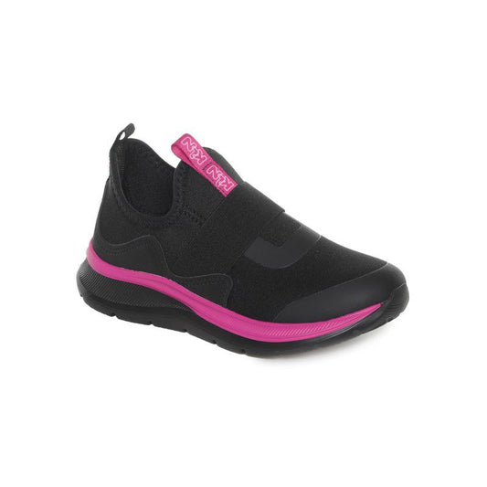 KLIN Tenis Slip On Girl Black/Pink