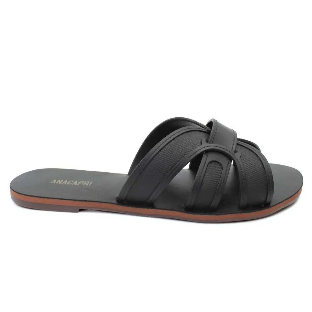 AnaCapri Cross Slide Black (preto)