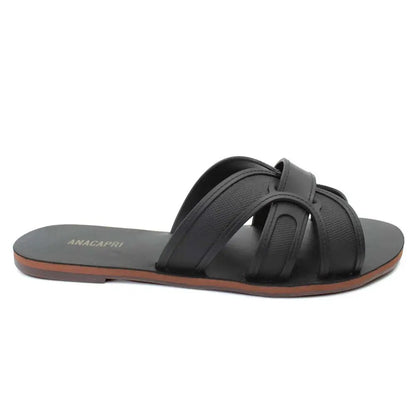 AnaCapri Cross Slide Black (preto)