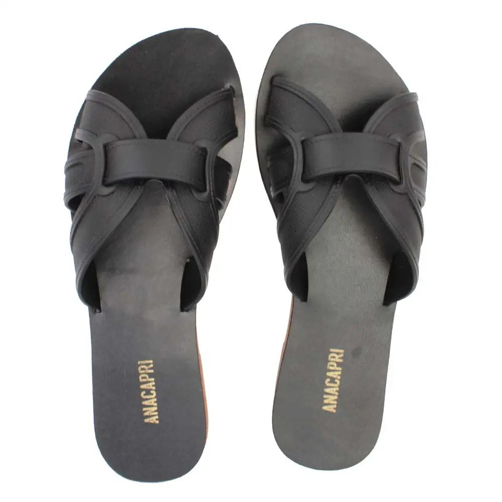 AnaCapri Cross Slide Black (preto)