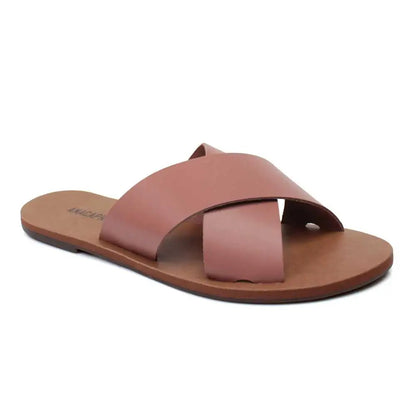 AnaCapri Double Slide Pink Nude Rose