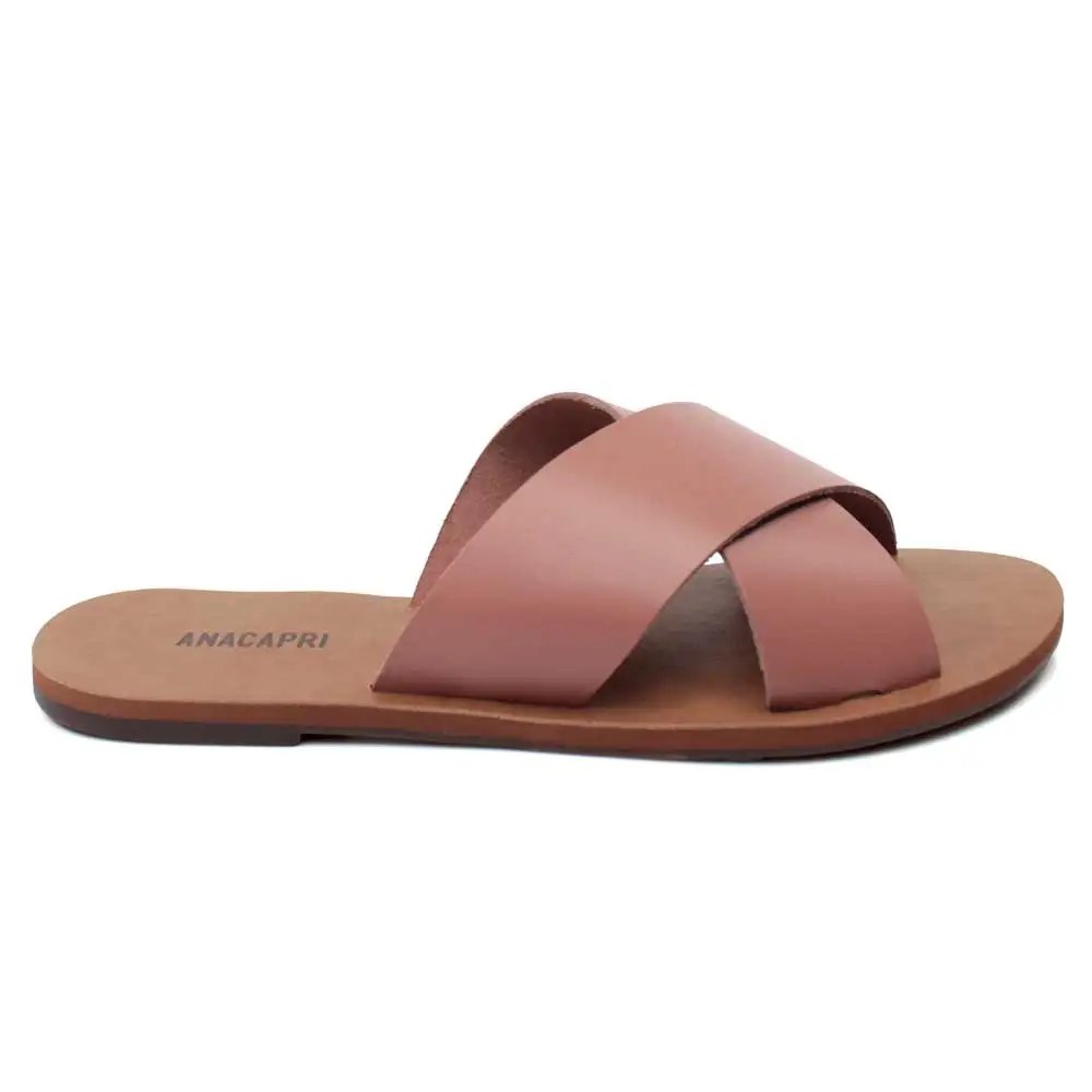 AnaCapri Double Slide Pink Nude Rose