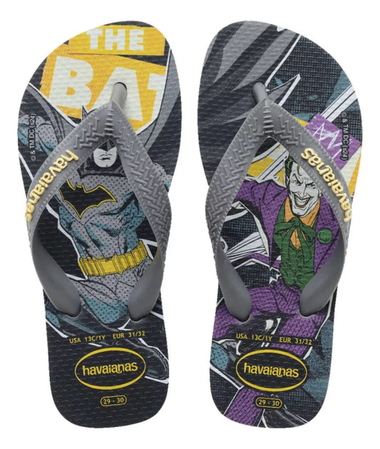 Havaianas Top Heroes Batman Grey