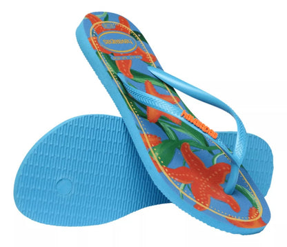 Havaianas Slim Tropical turquoise