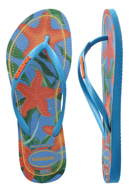 Havaianas Slim Tropical turquoise
