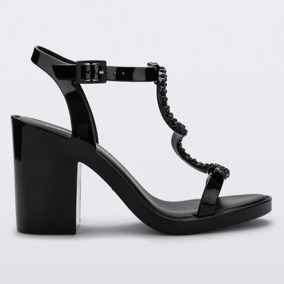 Melissa Snake Block Black