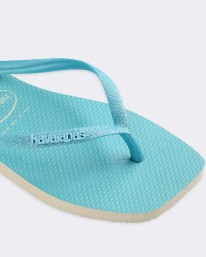 Havaianas Square Glitter Neon Blue