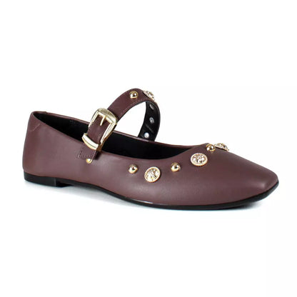 Chocolate Moleca Ballet Flats