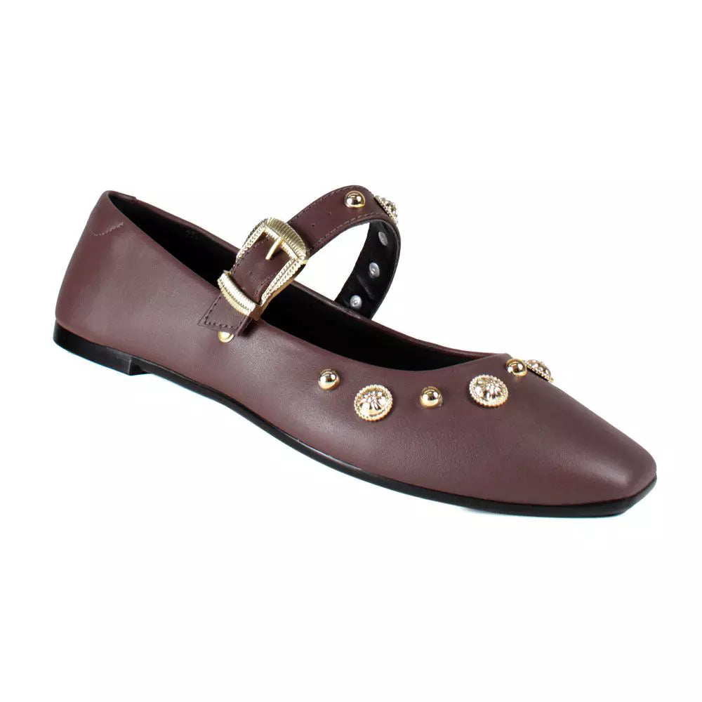 Chocolate Moleca Ballet Flats