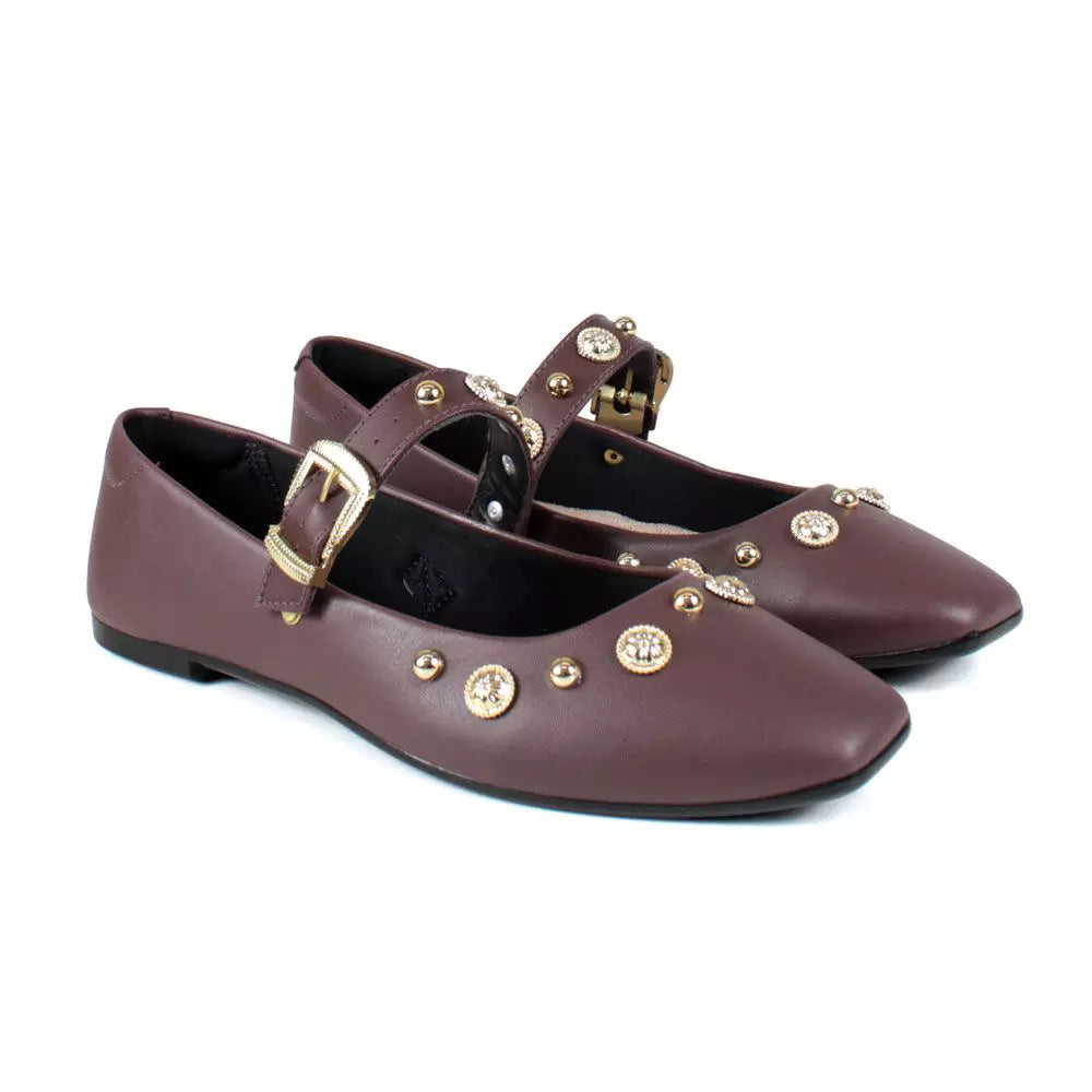 Chocolate Moleca Ballet Flats