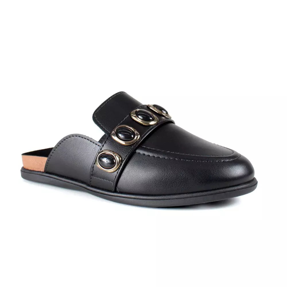 Black Moleca Mule Clog