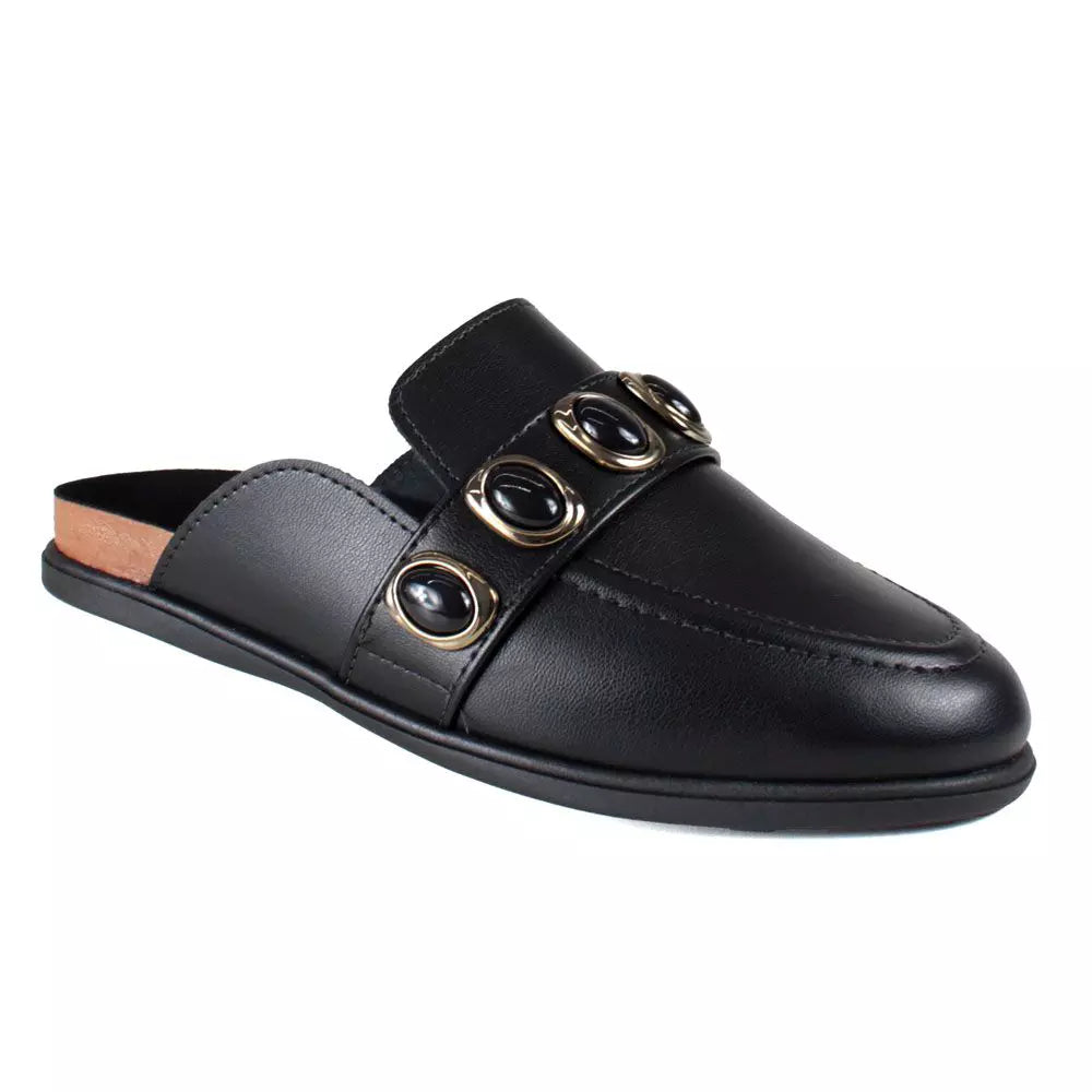 Black Moleca Mule Clog