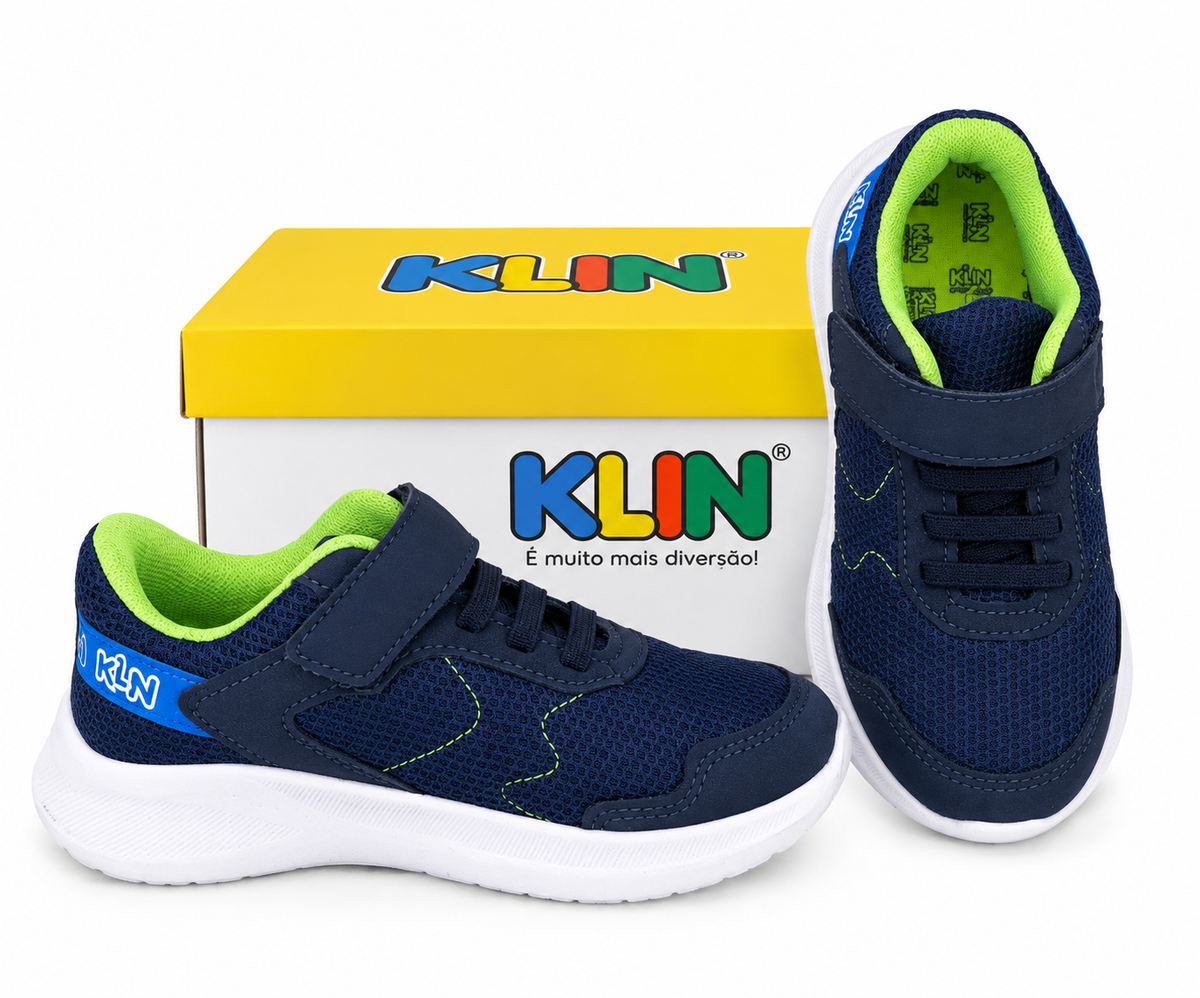 Klin Sport Navy/Green Sneakers